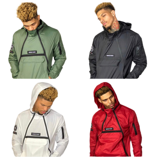 Windbreaker Pullover Jacket (Lightweight)